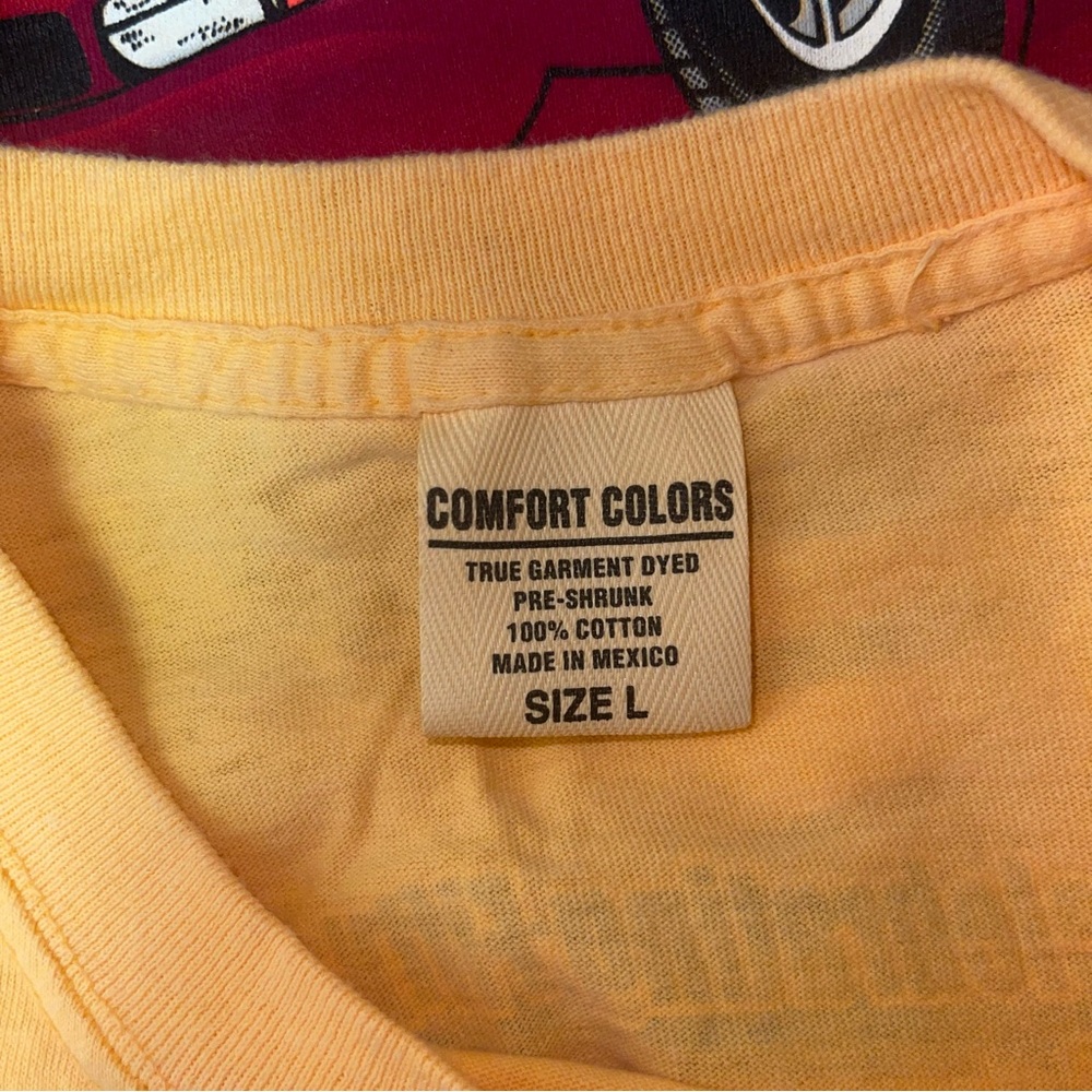 Comfort Colors National Corvette Museum T-shirt Unisex Large Orange - Picture 5 of 6